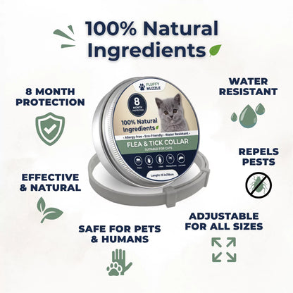 Natural Flea, Tick, & Mosquito Collar for CAT