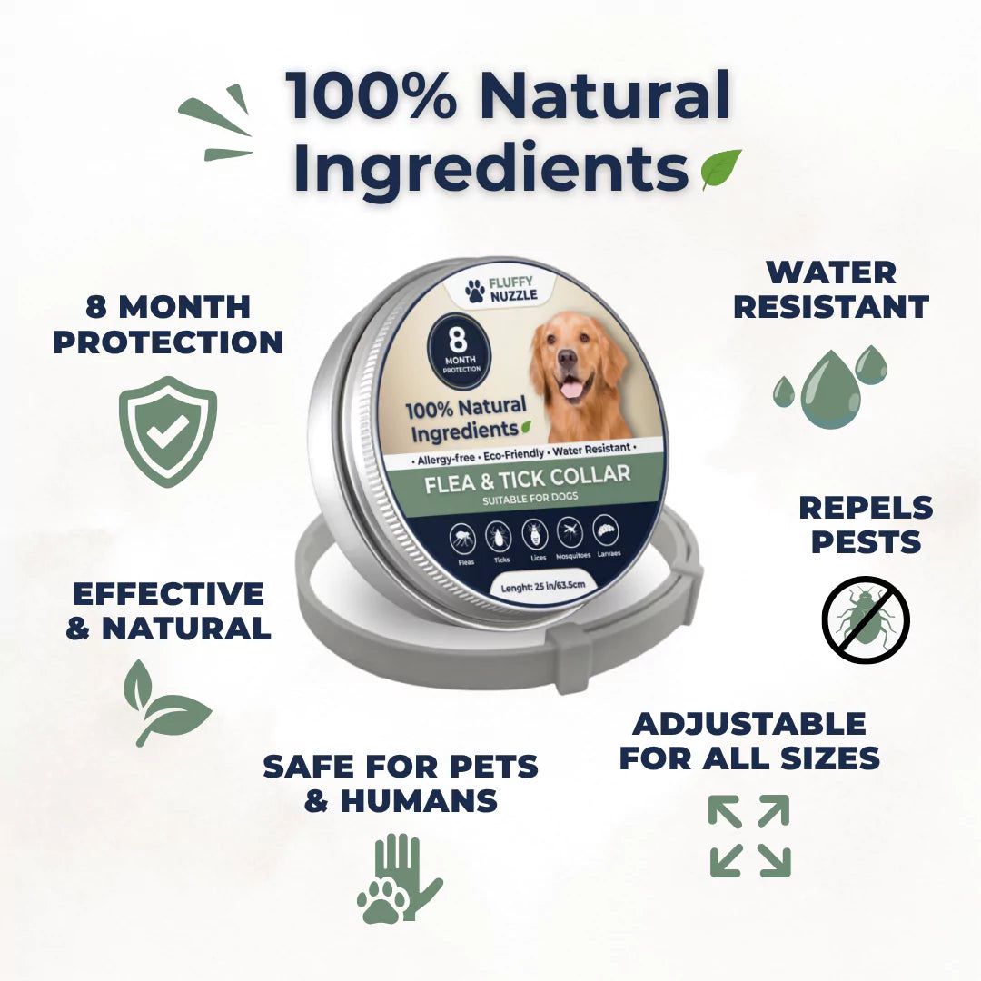 Natural Flea, Tick, & Mosquito Collar for DOG