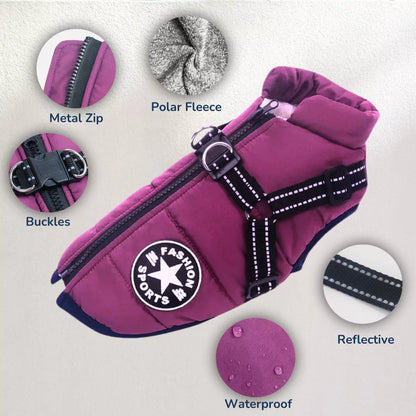 PawShield™ - 2-in-1 Waterproof Dog Jacket