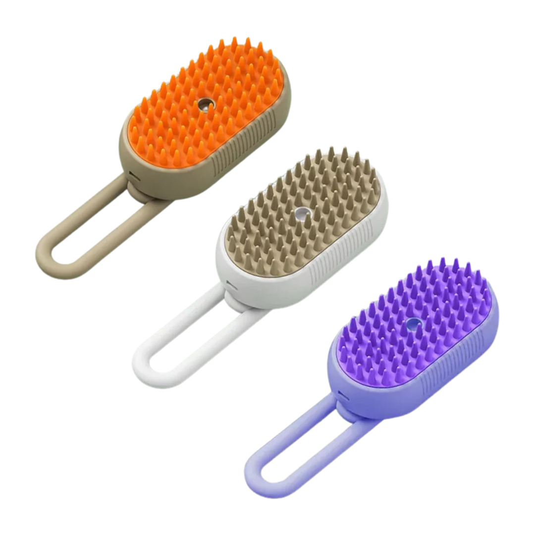 FluffyBrush – 3-in-1 Pet Grooming Solution